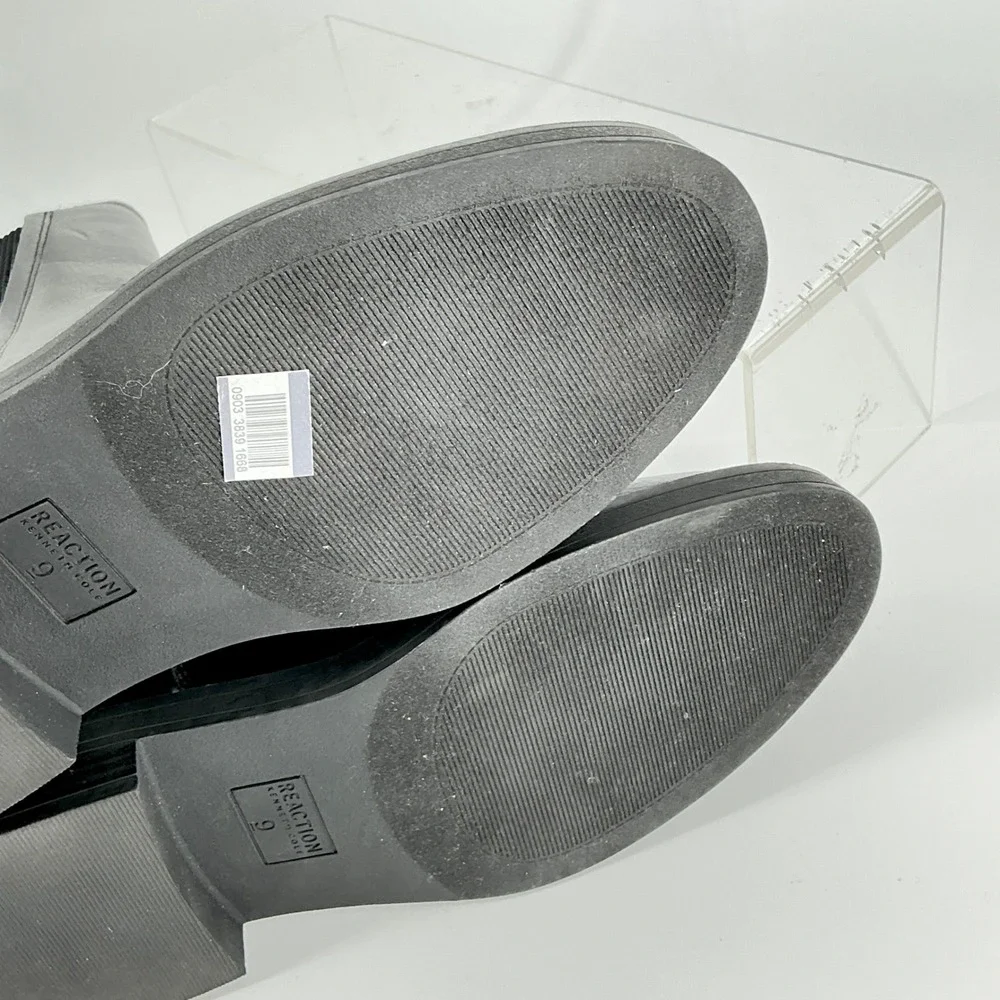 Kenneth Cole Reaction Size 9 Chelsea Boots Black Side Zip NEW Anabelle $70